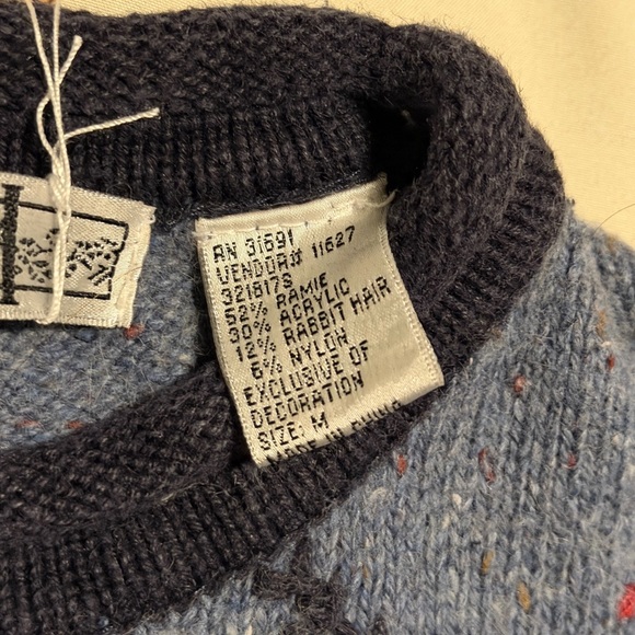 Charming Blue Sweater with Snowman Design - Picture 8 of 12